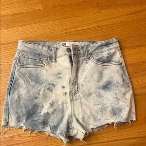 RSQ Light Blue Distressed Jean Shorts